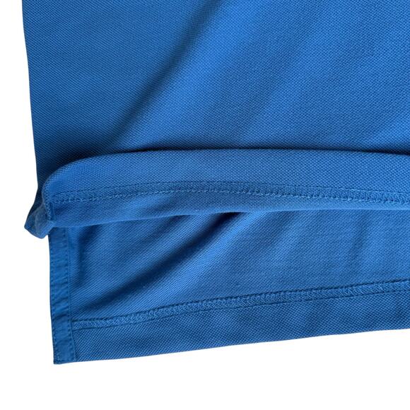 Chaps Colorblock Polo Shirt Men's XXL 2XL Blue White Classic Fit Casual Everyday - Picture 6 of 9